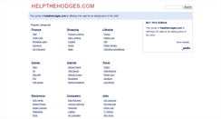 Desktop Screenshot of helpthehodges.com