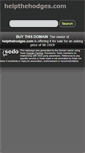 Mobile Screenshot of helpthehodges.com